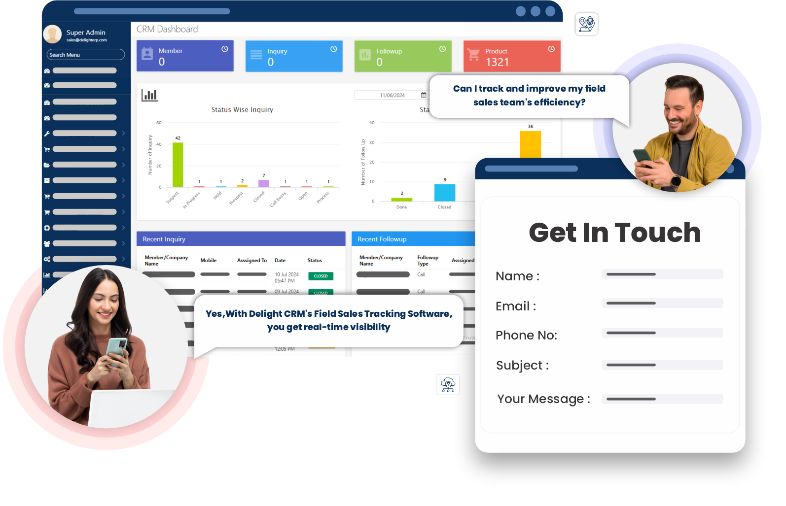 Field Sales Tracking Software Feature 2